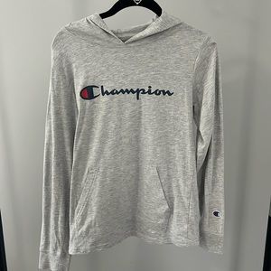 Girls Champion Hooded Shirt